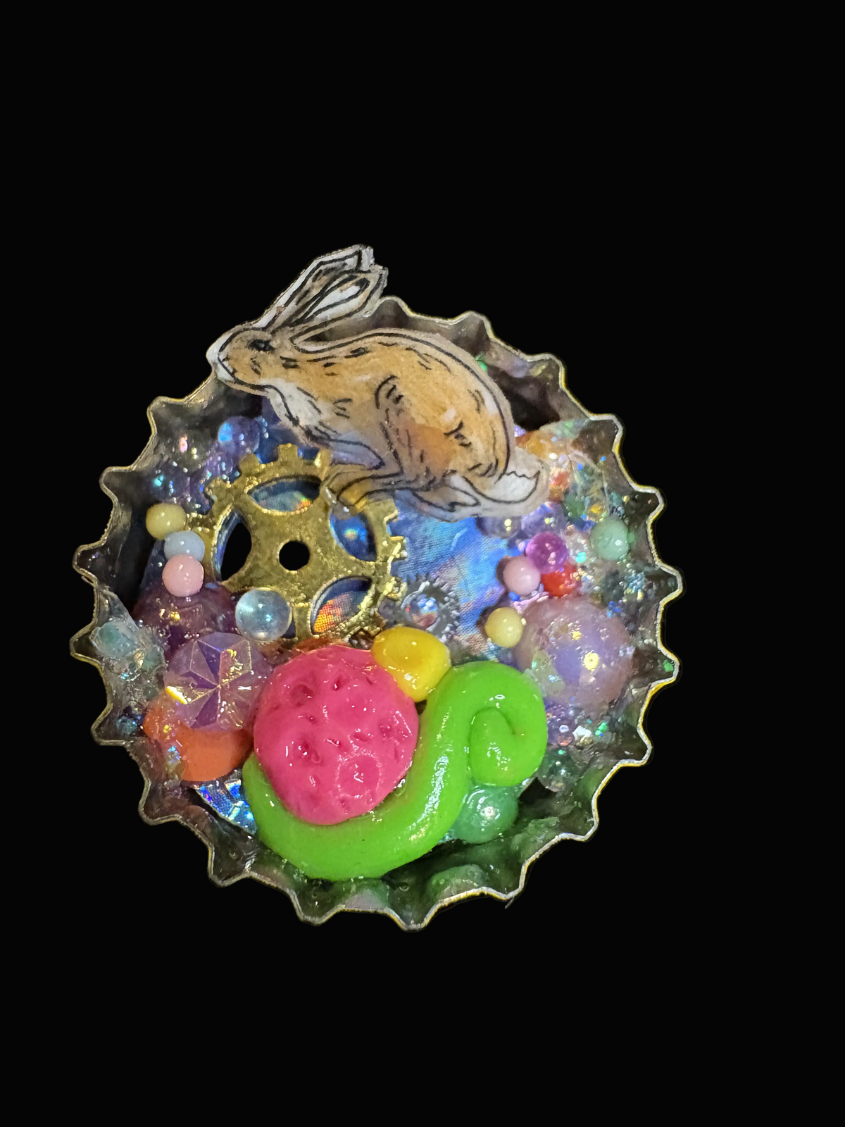rabbit bottle cap 1