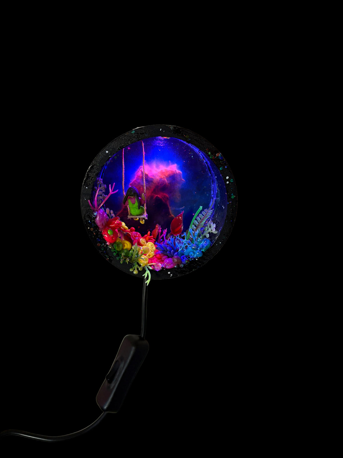 Swinging at the edge of the universe