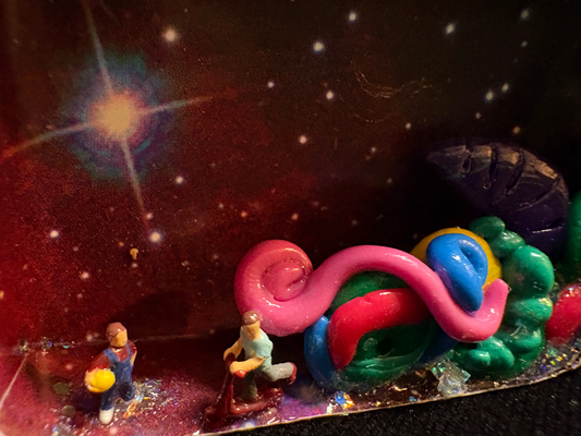 skating/playing in space
